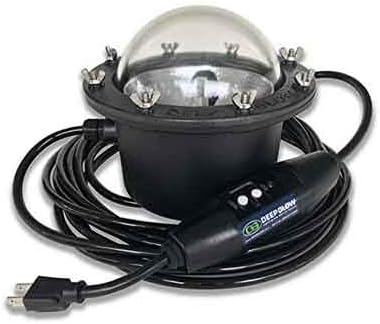 Clear Underwater Dock Light - Brightest HID Submersible Light for Enhanced Fishing, Dock Illumination, Nighttime Safety, Easy Installation - Easy Installation