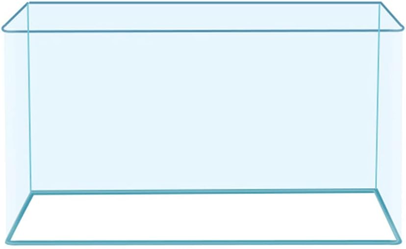 0.9 Gallon Aquarium Fish Tank，Rimless Aquarium Tank，7.1" L × 5.1" W × 5.9" H