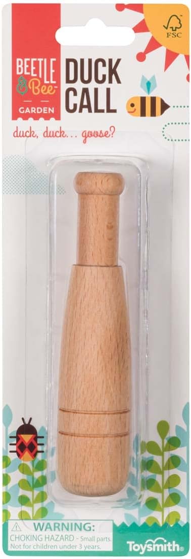 Beetle & Bee Duck Call, FSC Certified Wood-Outdoor Play, Outdoor Adventure Toy, for Boys and Girls 3+