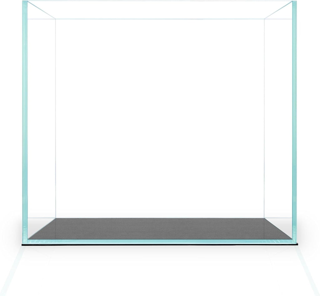 1 Gallon Rimless Fish Tank - 6.29 x 6.29 x 6.29 Inches Cube Style Aquarium - Clear Glass, Space Saving, Durable