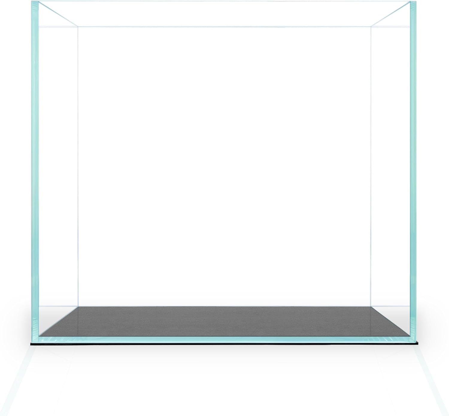 1 Gallon Rimless Fish Tank - 6.29 x 6.29 x 6.29 Inches Cube Style Aquarium - Clear Glass, Space Saving, Durable