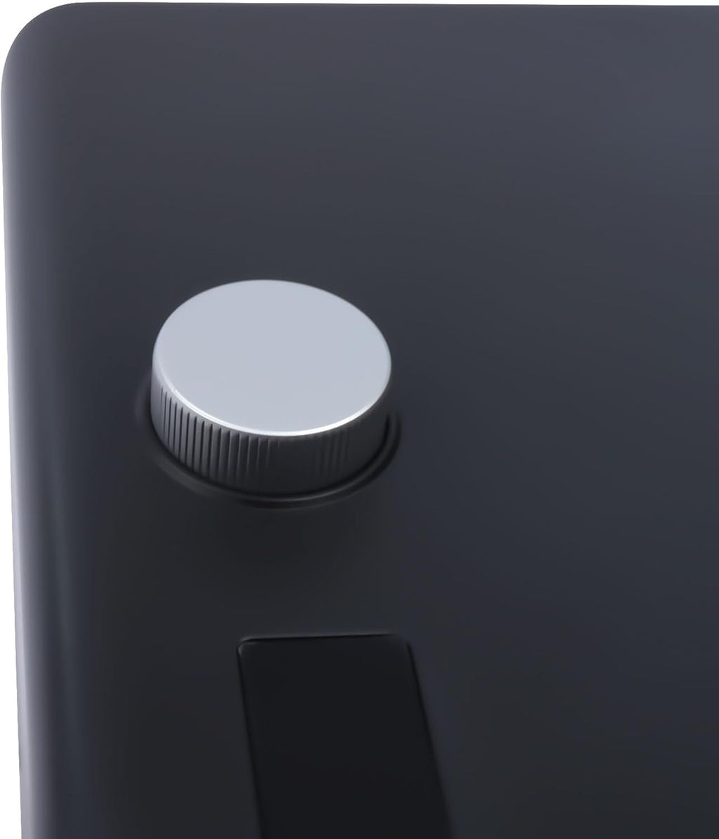 1.5 Gallon Fish Tank Starter Kits, Low Noise Betta Fish Tank with Fil-TER LED Light Submersible Pu-mp, Glass Small Fish Tank Smart Aquarium kit with Dimmer Button Water Temperature Display