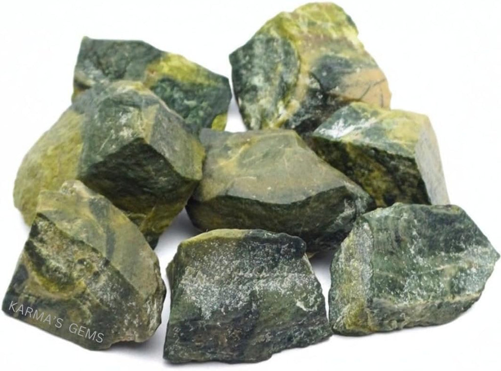 1 LB Kambaba Jasper - Natural Raw Stones for Tumbling, Cabbing, Fountain Rocks, Decoration, Polishing, Wire Wrapping, Wicca & Reiki, Gemstone, 1 Inch+ Size, 2000+ Carat