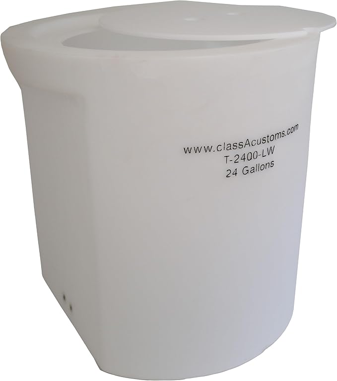 classAcustoms Marine T-2400-LW 24 Gallon Livewell/Baitwell for Live Fishing Bait, and Keeping Caught Fish Alive. Use on Fishing Boat, Pontoon Boat, Piers, and Fishing Docks, and for Shore Fishing.