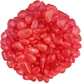 0.88LB Watermelon Red Fish Tank Gravel Aquarium Glass Stones Sea Glass Pebbles Aquarium Gravel Rocks Fish Tank Rocks, Beads Pebbles Rock Sand Glass Gems Stones for Vase Filler Turtle Fish Tank Decor