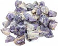1 LB Amethyst Banded - Natural Raw Stones for Tumbling, Cabbing, Fountain Rocks, Decoration, Polishing, Wire Wrapping, Wicca & Reiki, Gemstone, 1 Inch+ Size, 2000+ Carat