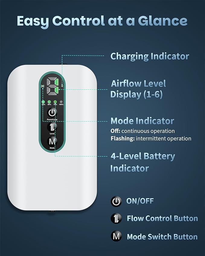 Pawfly USB Rechargeable Bait Aerator for Fishing, Portable Oxygen Pump for 5 to 100 Gallon Buckets, Livewells and Minnow Tanks