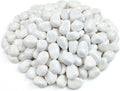 10 lbs White Rocks for Landscaping, 1-2 Inch Small Pebbles for Indoor Plants, Decorative Polished River Stones for Potted, Vase and Outdoor Garden