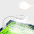 0.5-5 Gallon Fish Tank Clip On Aquarium Light with White Blue Red LEDs Small Aquarium Light,Full Spectrum Fish Tank Light with USB Port and 360 Degrees Flexible Rotate
