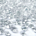 0.88LB Clear Fish Tank Gravel Aquarium Glass Stones Sea Glass Pebbles Aquarium Gravel Rocks Fish Tank Rocks, Sand Glass Gems Stones Beads Pebbles Rock for Vase Filler Turtle Fish Tank Decoration