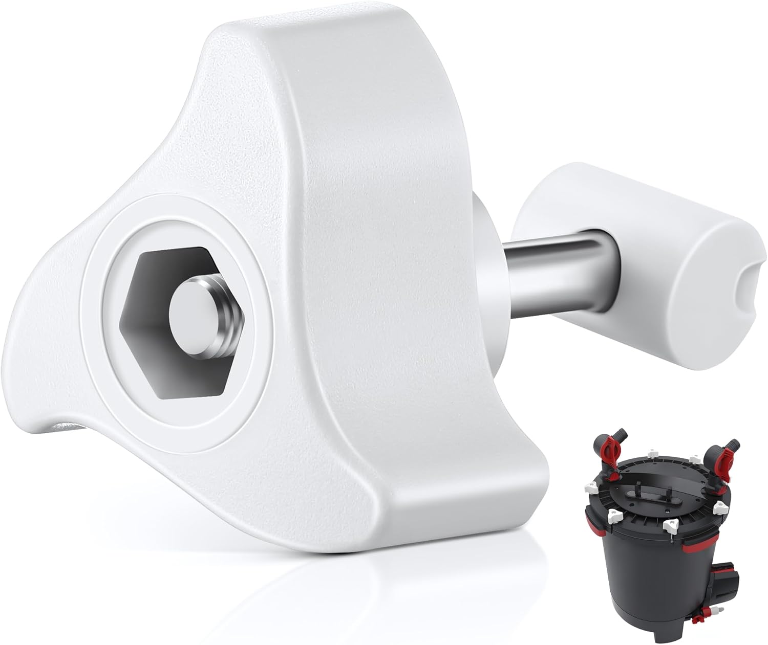 1 Pack Replacement Parts Compatible with Fluval Canister Filters, Lid Fastener Compatible with Fluval FX6 FX5 FX2 FX4, Secure Fit and Long Lasting