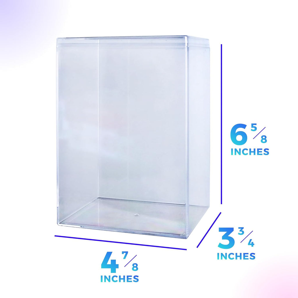 1 Clear Hard Plastic Premium Funko Pop Protector Display Case for 4" Figures, Made in USA, Stackable Display Cases by Gary Plastic Packaging