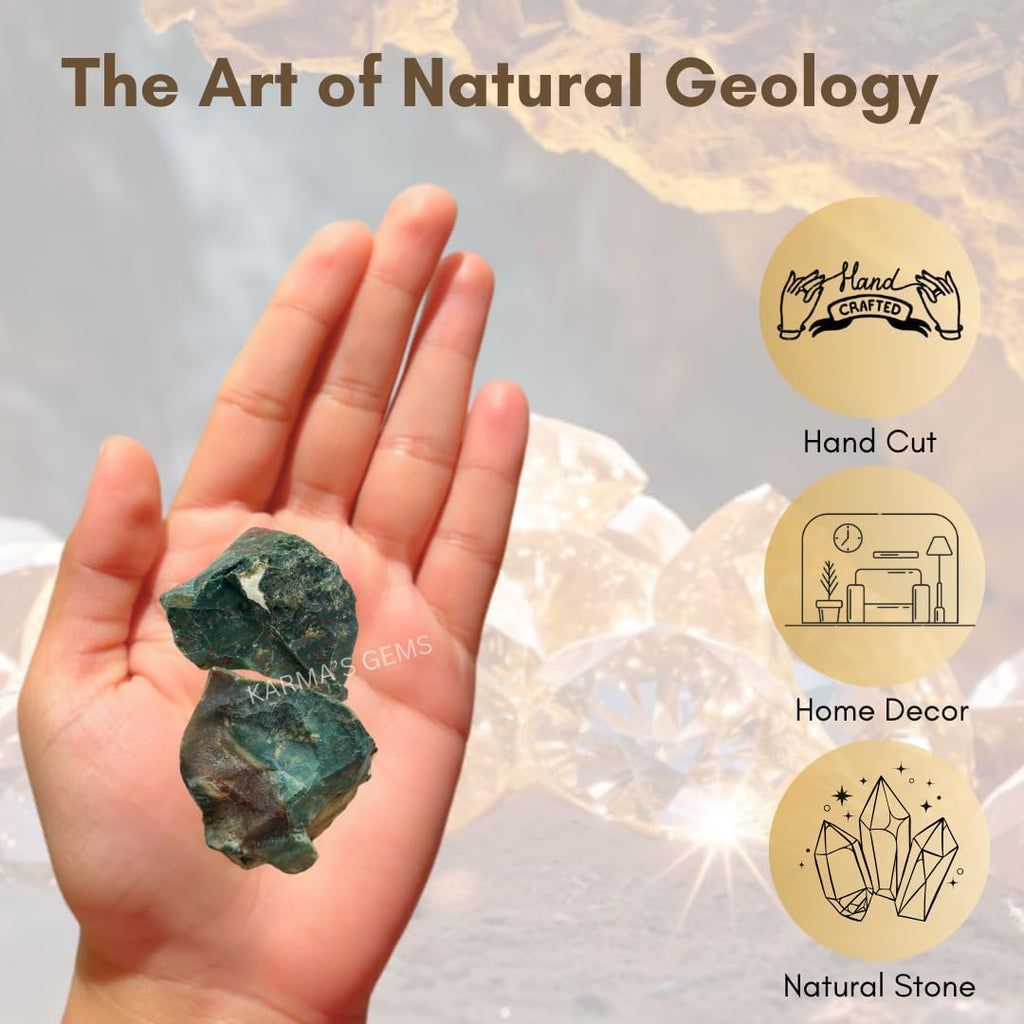 1 LB Fancy Bloodstone Jasper - Natural Raw Stones for Tumbling, Cabbing, Fountain Rocks, Decoration, Polishing, Wire Wrapping, Wicca & Reiki, Gemstone, 1 Inch+ Size, 2000+ Carat