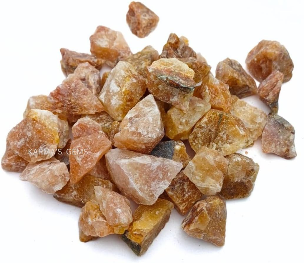 1 LB Red Aventurine - Natural Raw Stones for Tumbling, Cabbing, Fountain Rocks, Decoration, Polishing, Wire Wrapping, Wicca & Reiki, Gemstone, 1 Inch+ Size, 2000+ Carat