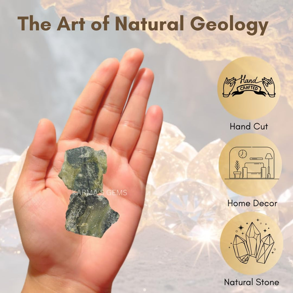 1 LB Kambaba Jasper - Natural Raw Stones for Tumbling, Cabbing, Fountain Rocks, Decoration, Polishing, Wire Wrapping, Wicca & Reiki, Gemstone, 1 Inch+ Size, 2000+ Carat