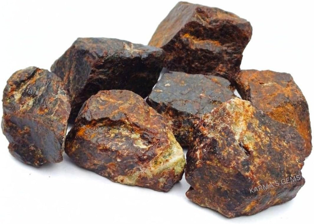 1 LB Garnet - Natural Raw Stones for Tumbling, Cabbing, Fountain Rocks, Decoration, Polishing, Wire Wrapping, Wicca & Reiki, Gemstone, 1 Inch+ Size, 2000+ Carat