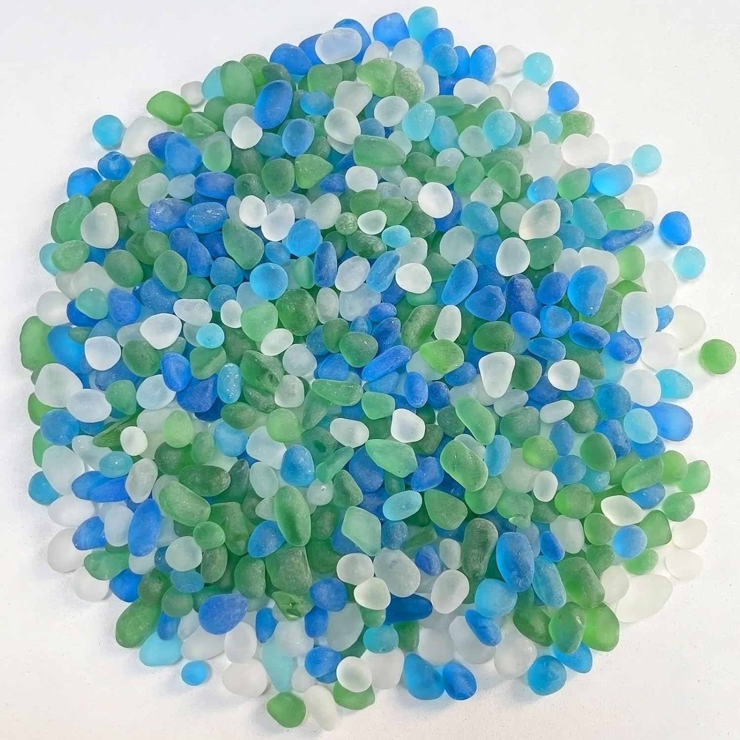 0.88LB Sea Glass Fish Tank Gravel Aquarium Glass Stones Sea Glass Pebbles Aquarium Gravel Rocks Fish Tank Rocks, Beads Pebbles Rock Sand Glass Gems Stones for Vase Filler Turtle Fish Tank Decoration