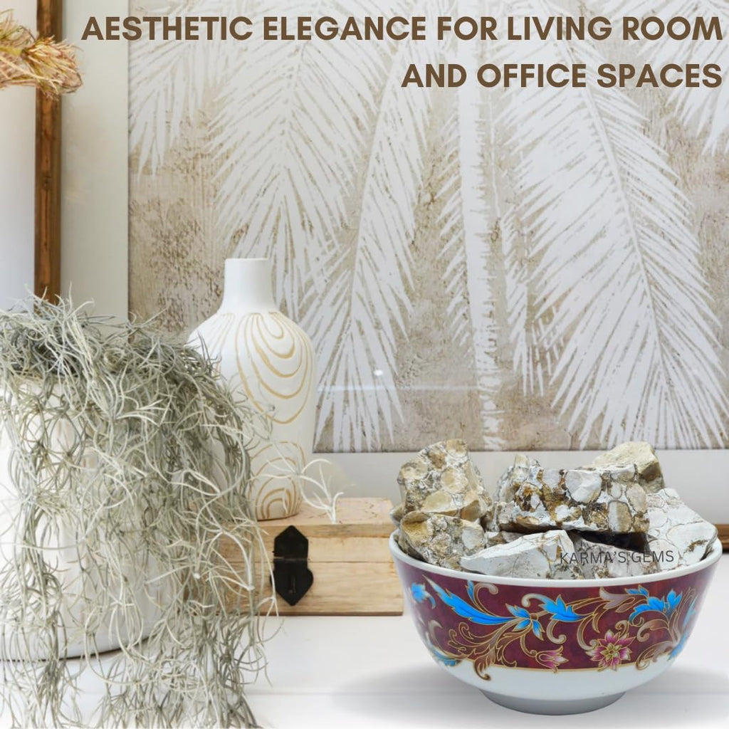 1 LB Fossil Jasper - Natural Raw Stones for Tumbling, Cabbing, Fountain Rocks, Decoration, Polishing, Wire Wrapping, Wicca & Reiki, Gemstone, 1 Inch+ Size, 2000+ Carat