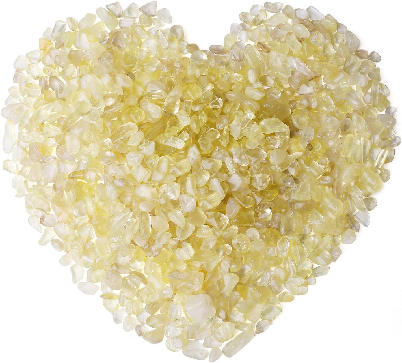 0.55lb Citrine Crystals Quartz Tumbled Stones Chips Stone Crushed Crystal Natural Irregular Polished Rocks Gem Gravel Home Decoration Aquarium Tank Succulent Plants Vase Filler Landscape Bottom 250G