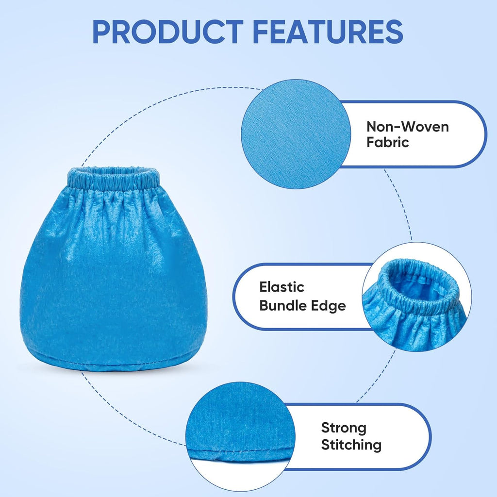 10 Pack VRC2 Cloth Filters + 4 Pack VFF21 Foam Filter Kit Compatible with Vacmaster 1.5 to 3.2 Gallon Wet/Dry Vacuums, Also Fit for Armor All 2.5 Gallon Shop Vacuums AA155 AA256 AA255