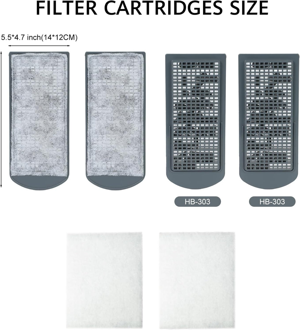 10 Gallon Glass Small Fish Tank with Filter Light and Lid, Aquarium Starter Kit