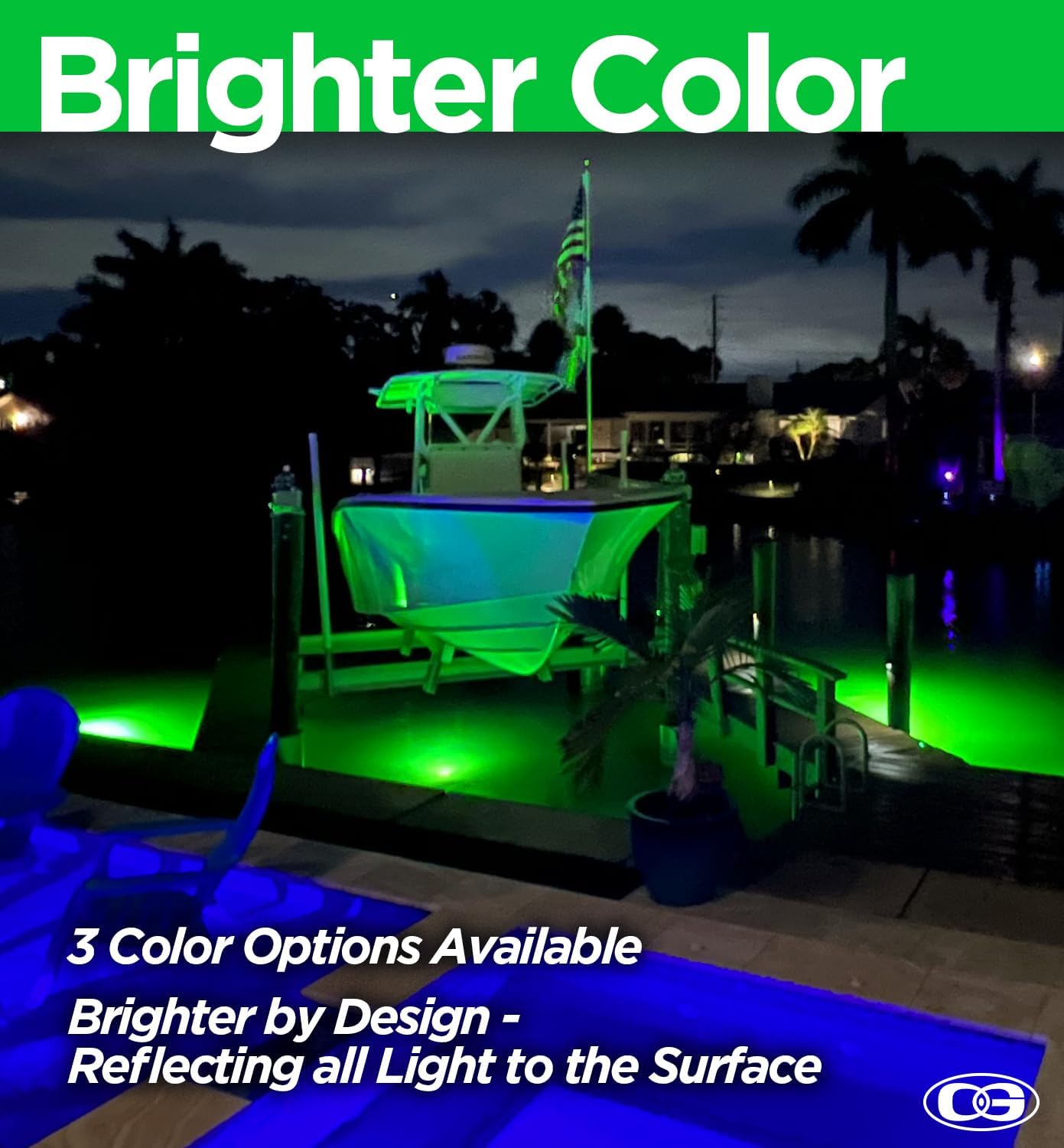 Clear Underwater Dock Light - Brightest HID Submersible Light for Enhanced Fishing, Dock Illumination, Nighttime Safety, Easy Installation - Easy Installation
