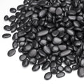 10 lbs Black Pebbles for Indoor Plants, Succulent, Bamboo, Vase, 3/8" Plant Rocks for Pots Indoor, Small River Rocks Decorative Pea Gravel, Highly Polished