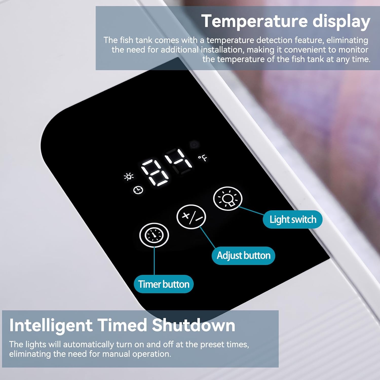 10 Gallon Betta Fish Tank – Features Pre-Set Light Timing, 7 LED Colors, Custom Brightness, High-Def Glass & Multi-Stage Filter Complete Aquarium Kit for Beginners