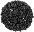 1.1lb Natural Crushed Obsidian Crystal Tumbled Chips-Healing Crystals Chips Bulk, Crushed Crystal Gemstones for Crafts, Beautiful Package for Gift (Obsidian)
