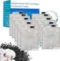 10 Pack Replacement Filter Cartridges Large for Aqueon,Large Filter Compatible with Aqueon QuietFlow Power LED PRO & Power Filter&E Internal Size 40 Canister