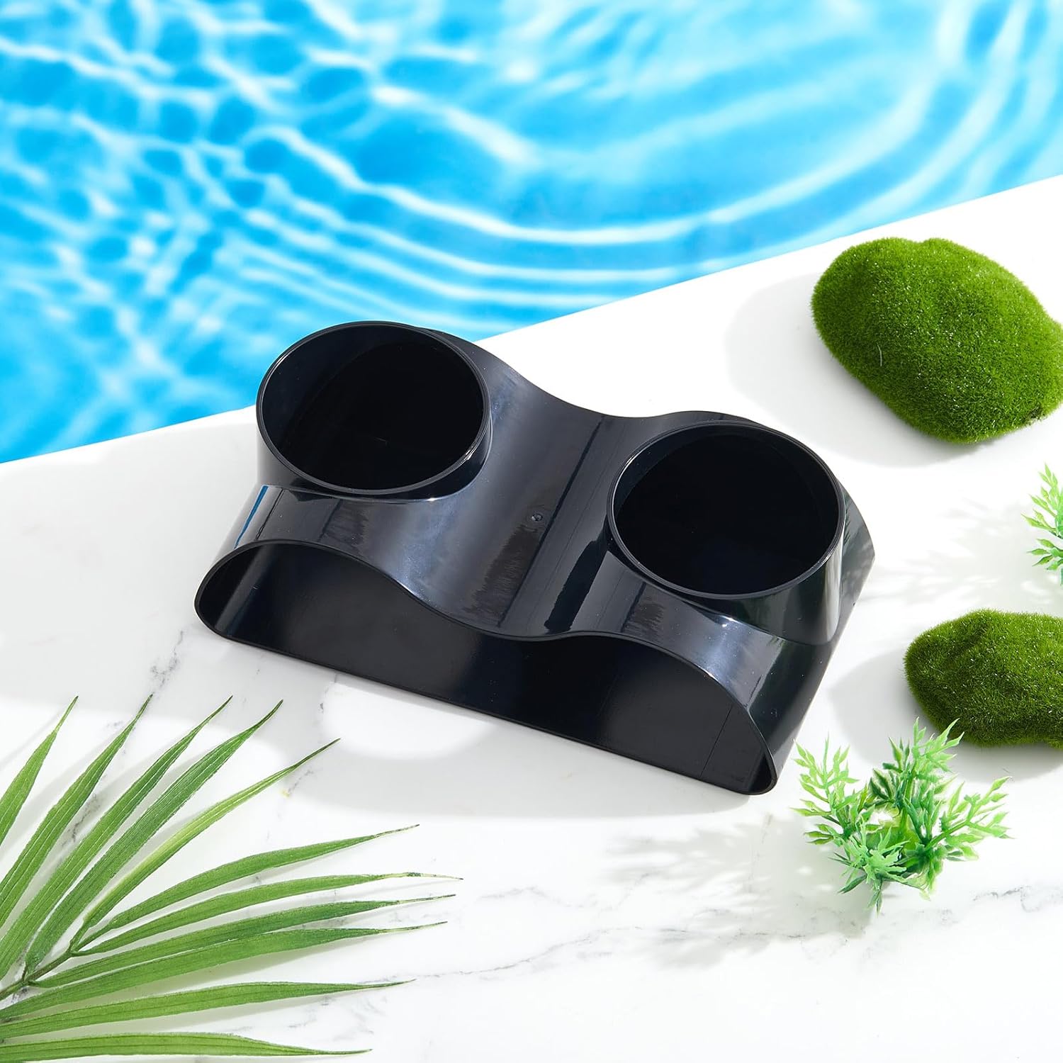 1 Pcs Aquarium Underground Tunnel Cave with Natural Curve Two Hole Fish Tank Hideout Decor Decoration for Loaches, Corydora Catfish, Bettas, Pleco and Shrimps