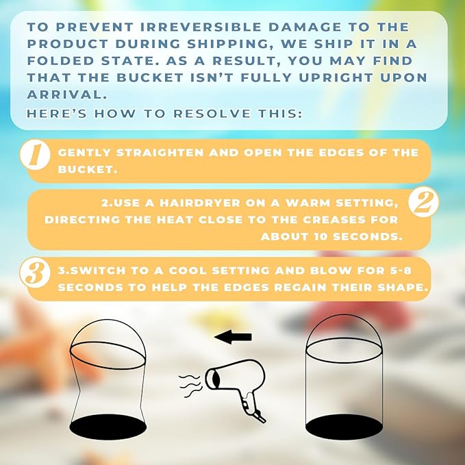 Foldable Travel Aquarium – Portable Fish Tank with Carry Handle for Temporary Transport of Goldfish, Tadpoles & Small Aquatic Life | Ideal for Beach, Lake, or Classroom Use