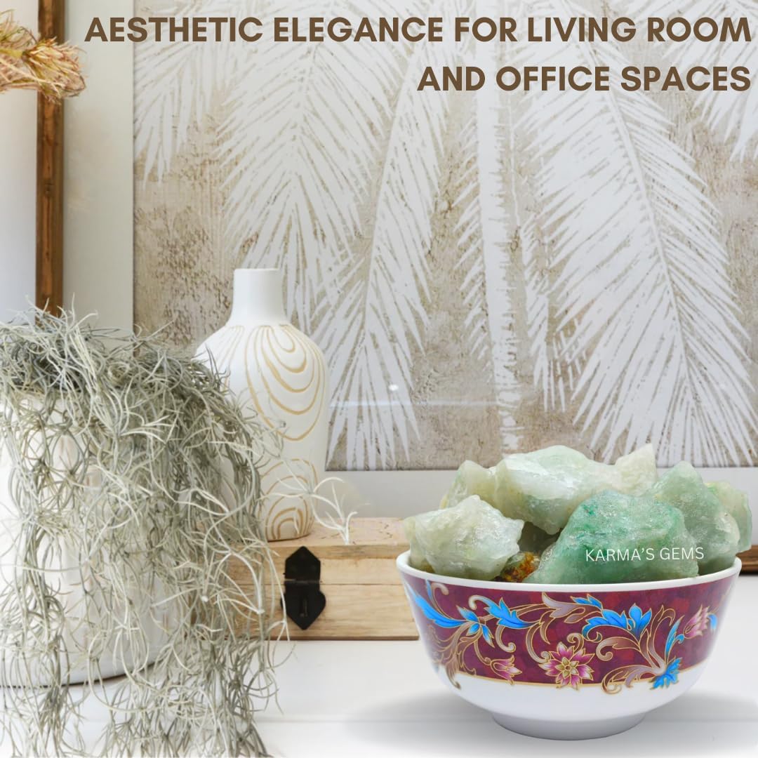 1 LB Green Aventurine - Natural Raw Stones for Tumbling, Cabbing, Fountain Rocks, Decoration, Polishing, Wire Wrapping, Wicca & Reiki, Gemstone, 1 Inch+ Size, 2000+ Carat