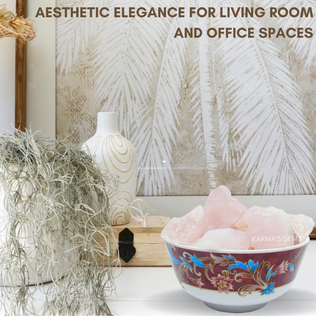 1 LB Rose Quartz - Natural Raw Stones for Tumbling, Cabbing, Fountain Rocks, Decoration, Polishing, Wire Wrapping, Wicca & Reiki, Gemstone, 1 Inch+ Size, 2000+ Carat