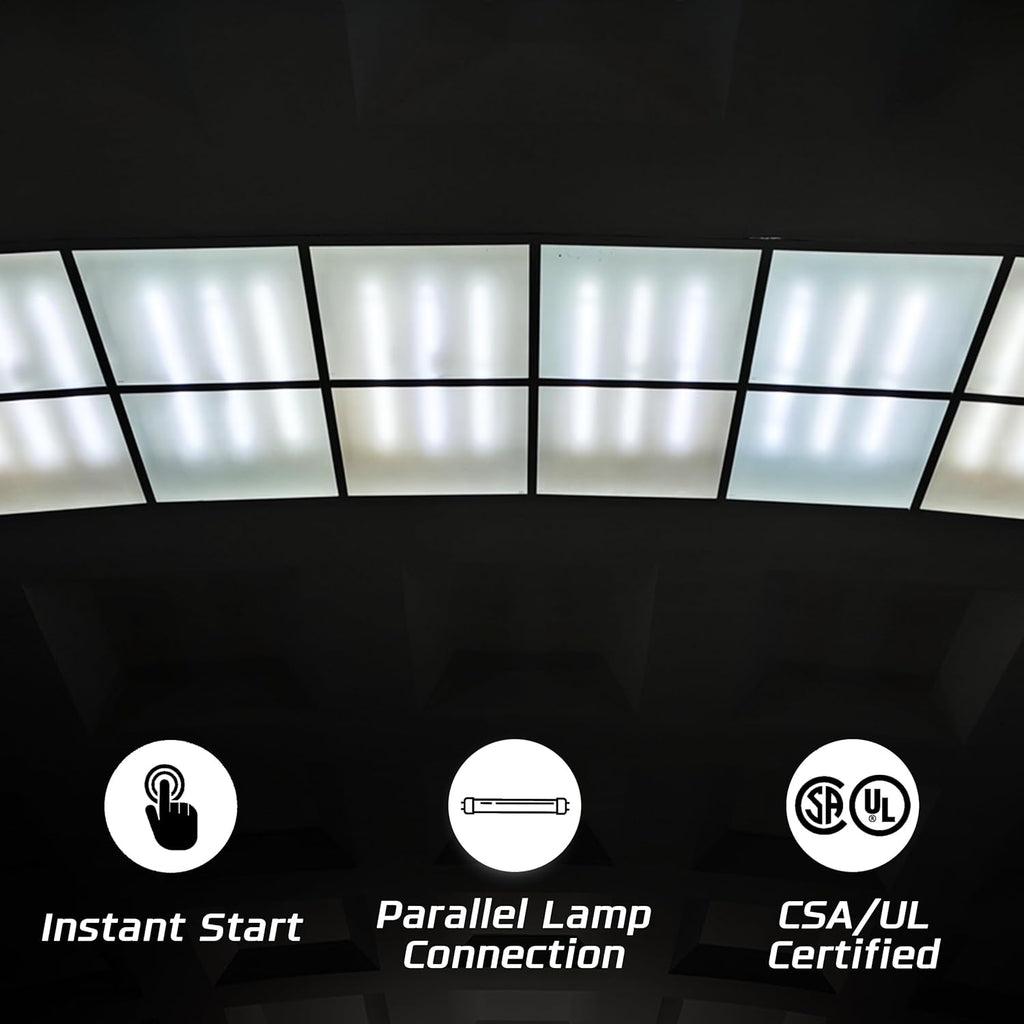 10 Pack - Replacement for ICN-3P32-SC 1, 2 & 3 Lamp T8 Fluorescent Electronic Ballast - 120-277 Volt - Instant Start - UL Approved