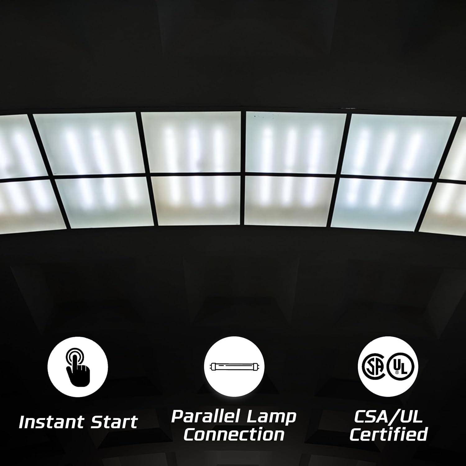 10 Pack - Replacement for ICN-3P32-SC 1, 2 & 3 Lamp T8 Fluorescent Electronic Ballast - 120-277 Volt - Instant Start - UL Approved