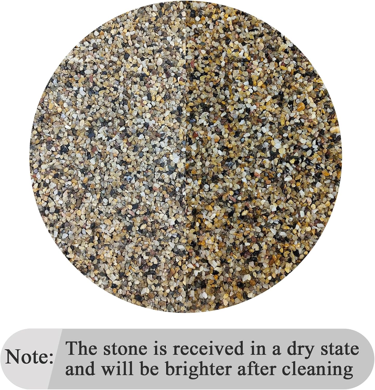 10 lbs Aquarium Sand, 1/16 Inch Fish Tank Gravel. Decorative Coarse Sand Pea Gravel for Aquarium Substrate, Terrariums, Vase, Plant, Soil Cover and Outdoor Landscaping Small River Rocks