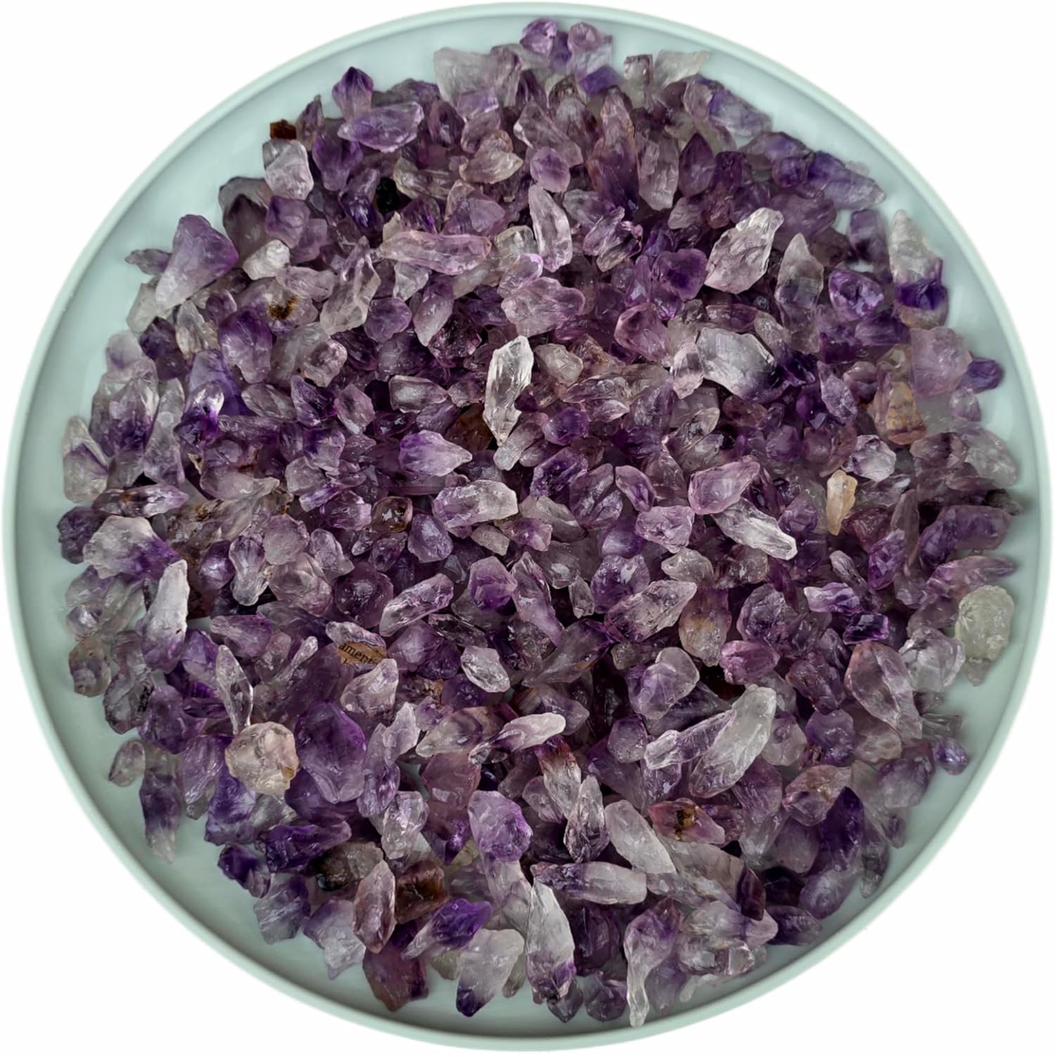 1 Pound Crushed Amethyst Crystal Bulk Chips Raw Stones for Crafting, Beading and Healing