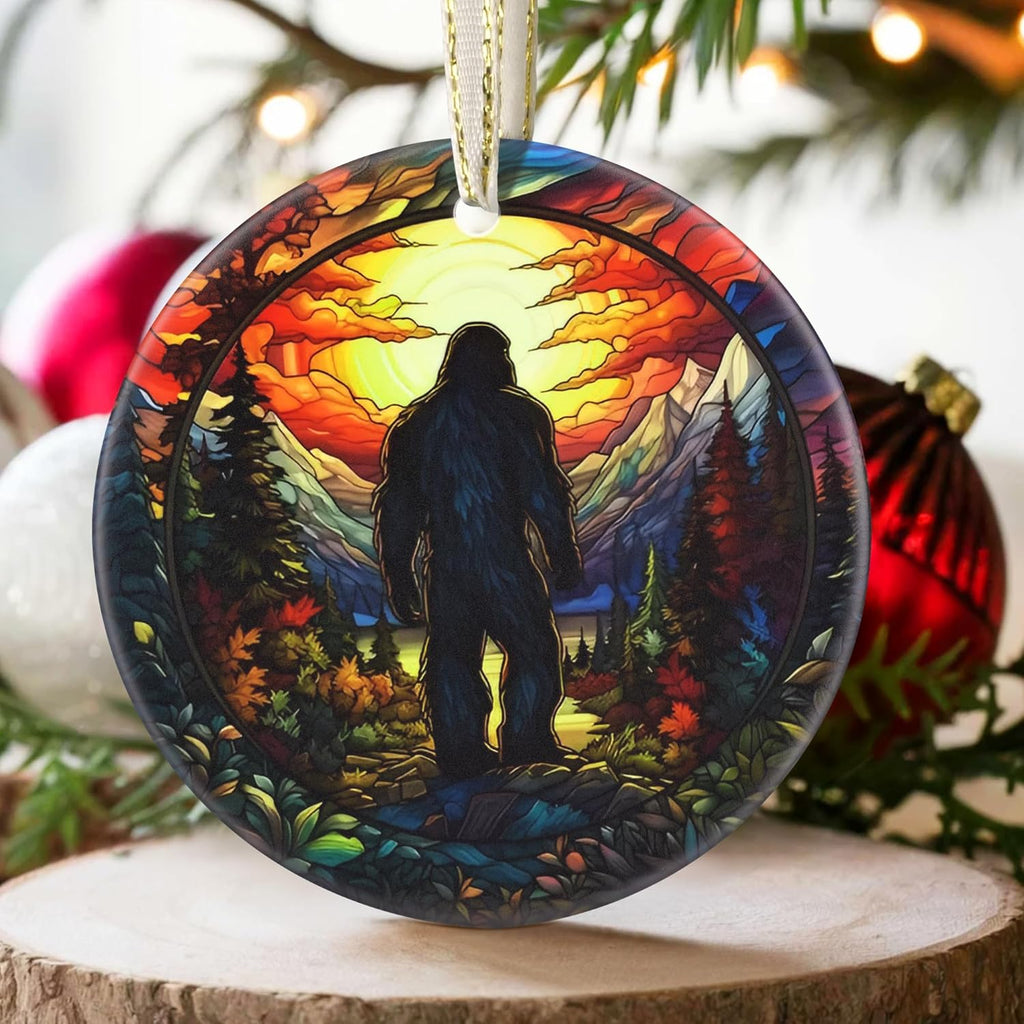 2025 Christmas Ornament - Round Ceramic Tree Decoration, Holiday Decor, Beautiful Gift Idea for Christmas 2025, Exchange, Gifts for Men