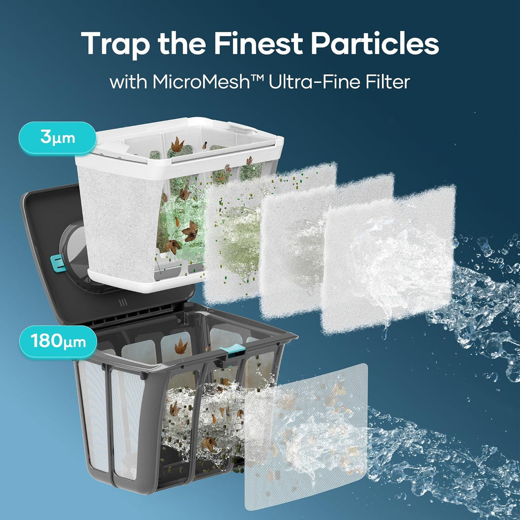 (2025 Upgrade) Aiper Scuba S1 Robotic Pool Cleaner, Wall & Waterline Cleaning, Double Filtration, Extended 180-Min Battery Life, Smart Navigation, App Support, OTA Upgrade