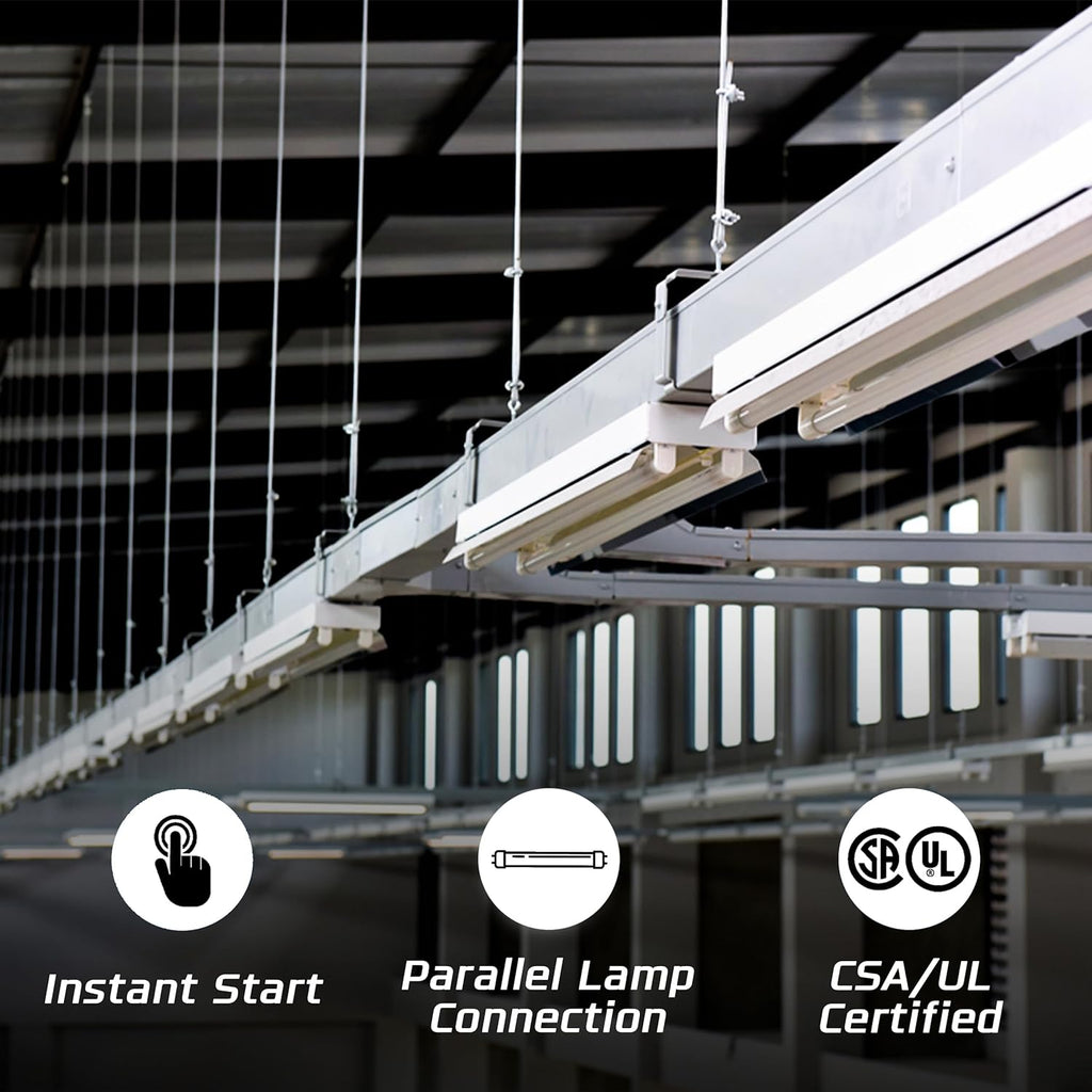 10 Pack - Replacement for ICN-2P32-SC 1 & 2 Lamp T8 Fluorescent Electronic Ballast - 120-277 Volt - Instant Start - UL Approved