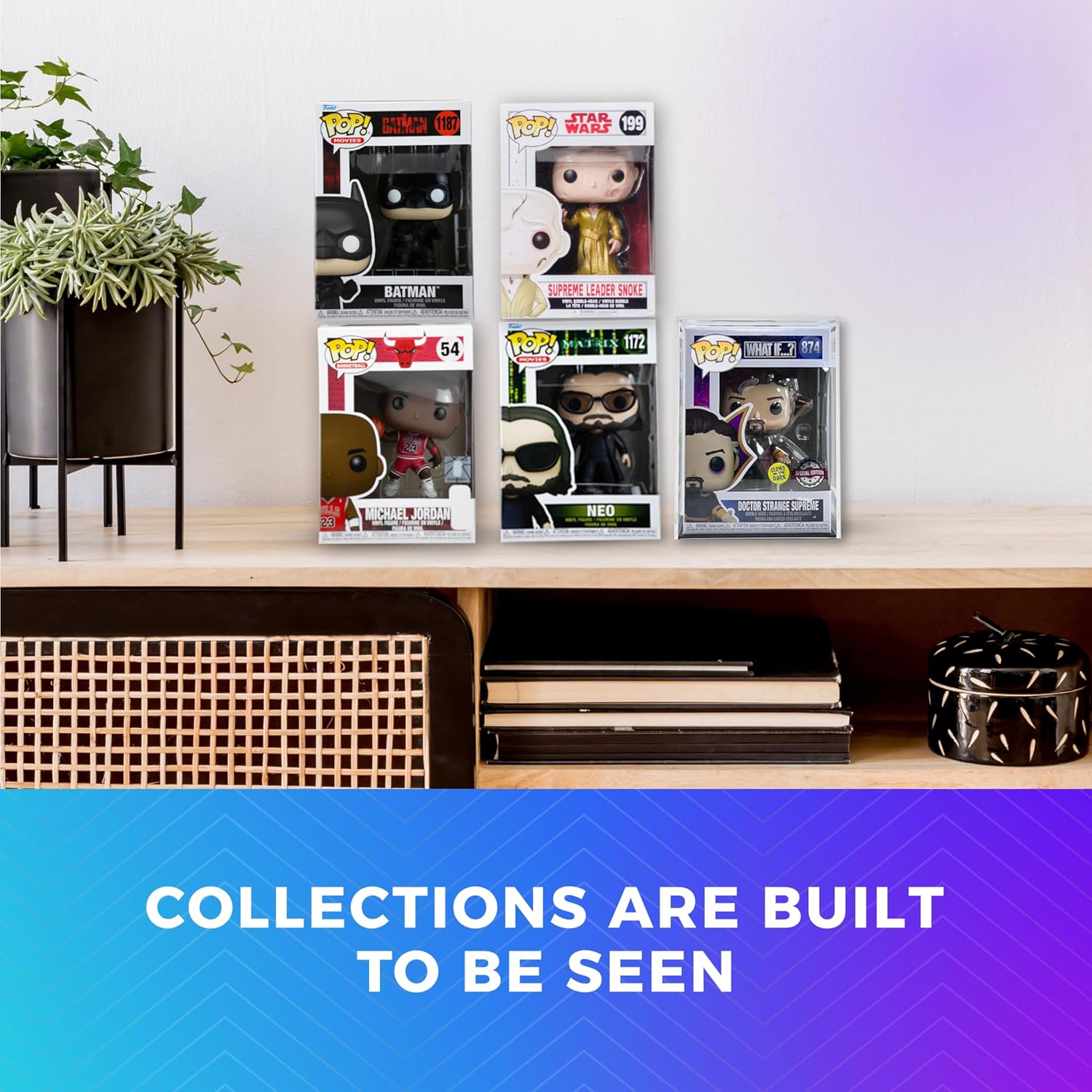 1 Clear Hard Plastic Premium Funko Pop Protector Display Case for 4" Figures, Made in USA, Stackable Display Cases by Gary Plastic Packaging