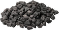 10 lb 0.8-1.2 Inch Small Black Lava Rocks for Fire Pits, Indoor Fireplaces, Outdoor Gas Fire Tables, Garden Landscaping Decoration