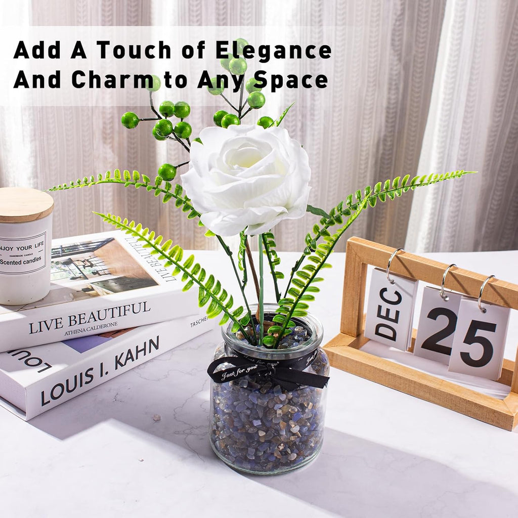 0.88 Lb Crystal Chips Stones Tumbled Crushed Stone Blue Agate, Irregular Shaped Gemstone Pebbles Gravel Rocks for Vase Fillers, Aquarium Gravel Rocks and Home Decoration