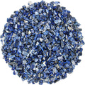 1.1lb Natural Crushed Sodalite Quartz Crystal Tumbled Chips-Sodalite Healing Crystals Chips Bulk, Crushed Crystal Gemstones for Crafts, Beautiful Package for Gift (Sodalite)