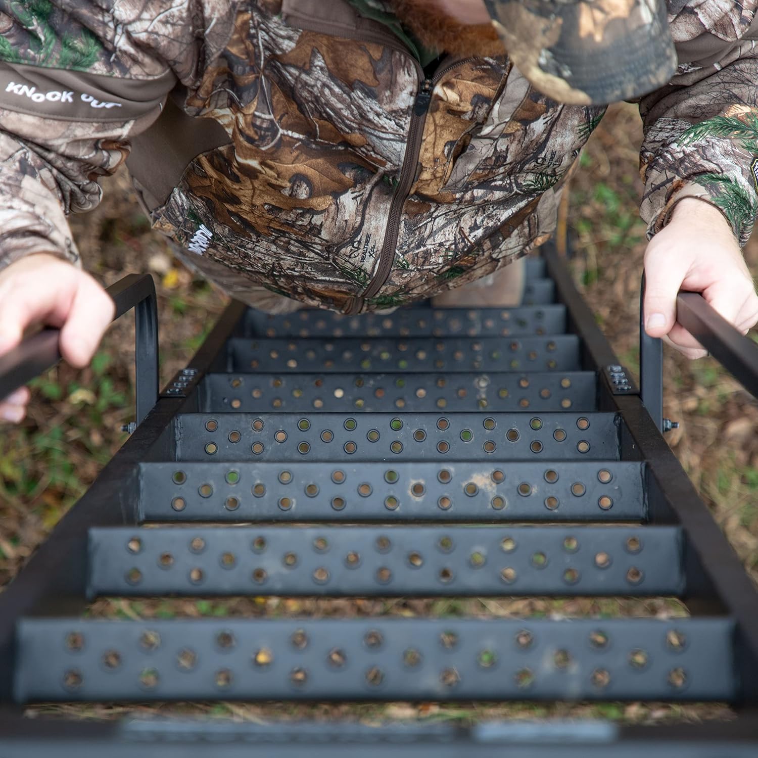 Rivers Edge Landmark 10’ 600 Tower, 10' Height, 72" x 72" Platform, Large Entry Platform, Unmatched Stability, 5-Point Anchoring System, LM623