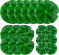 18PCS Lily Pads for Ponds Artificial Pond Plants Floating Flowers for Pool Aquarium Plants Lotus Flower for Fish Koi Pond Accessories for Outdoor Ponds Patio Pond Decorations 3Sizes