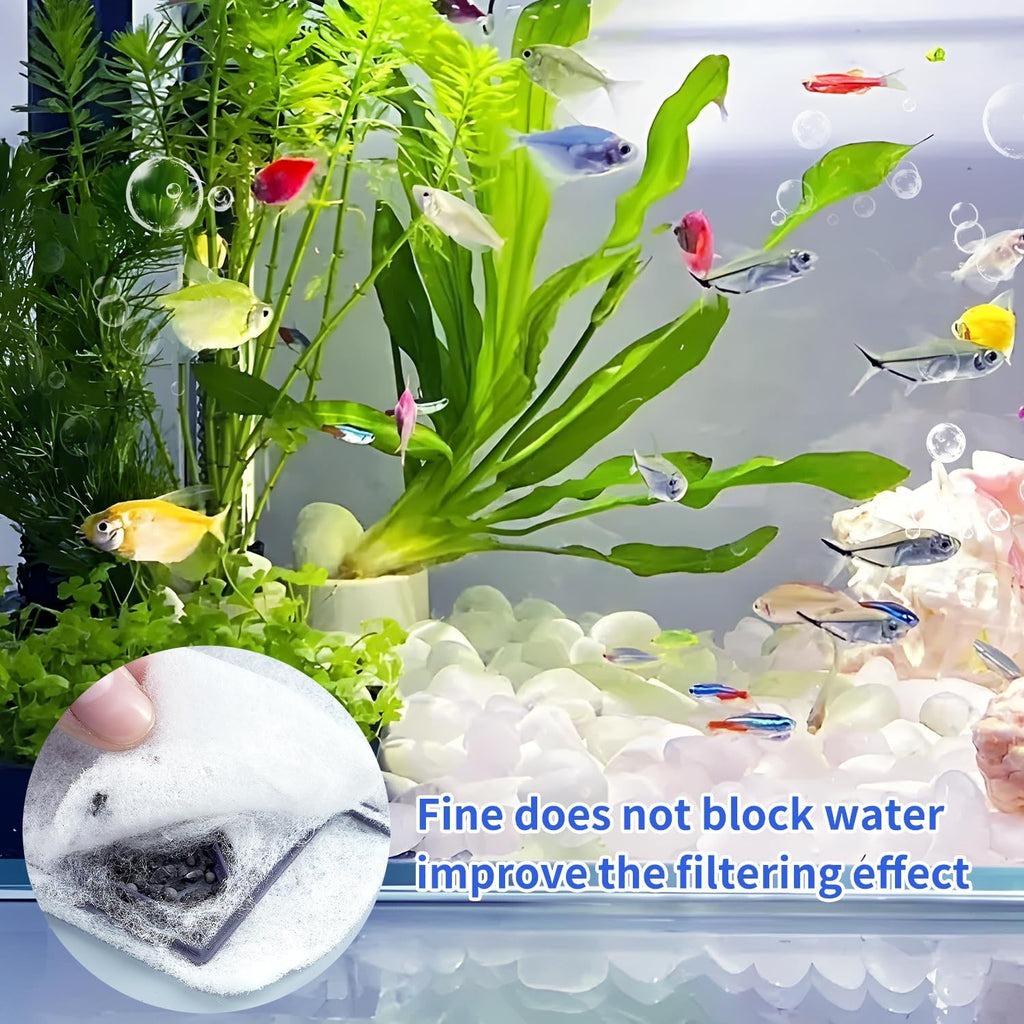 10 Packs Small Replacement Filter Cartridges for Aqueon QuietFlow E Internal Power Filter Size 10 and Minibow Aquarium Filters Size 1/2.5/5 Gallon ﻿