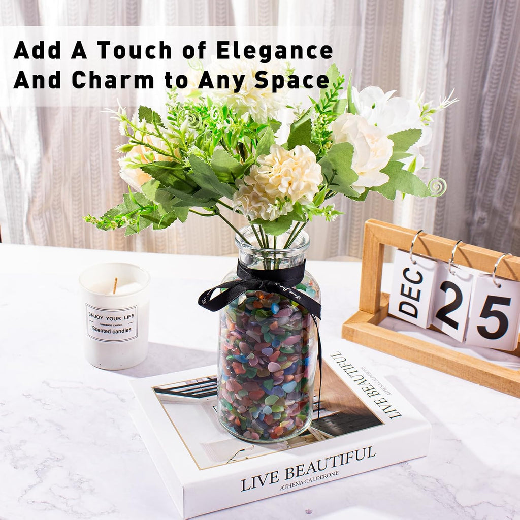 0.88 LB Cat Eye Stones for Aquarium, Polished Aquarium Fish Tank Gravel Rocks Pebbles Crushed Tumbled Stone Chips for Garden|Vase Filler|Fish Turtle Tank Decorations