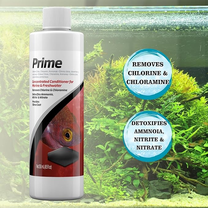 PRlME 250ml, STABlLlTY 250ml for Fresh and Marine Aquariums Including Trinity Treats Microfiber Cleaning Cloth(STABlLlTY Fish Tank Stabilizer, PRlME Water Conditioner)